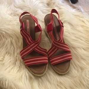 Libby Edelman espadrille wedge sandals